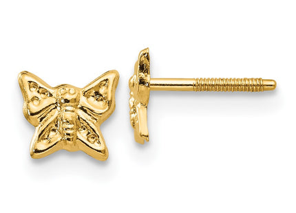 14k Yellow Gold Earrings Style GK576 - Classique Jewelry Inc.