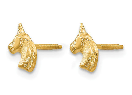 14K gold earrings, alternate view