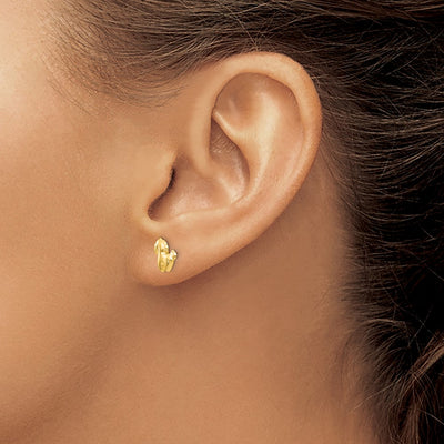 14K Madi K Pony Screwback Earrings