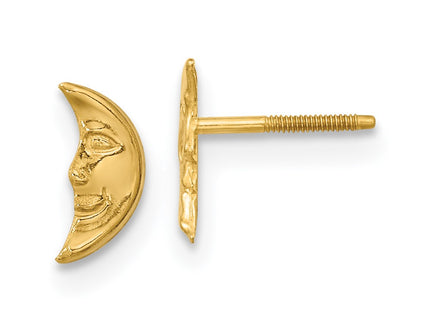 14k Yellow Gold Earrings Style GK581 - Classique Jewelry Inc.