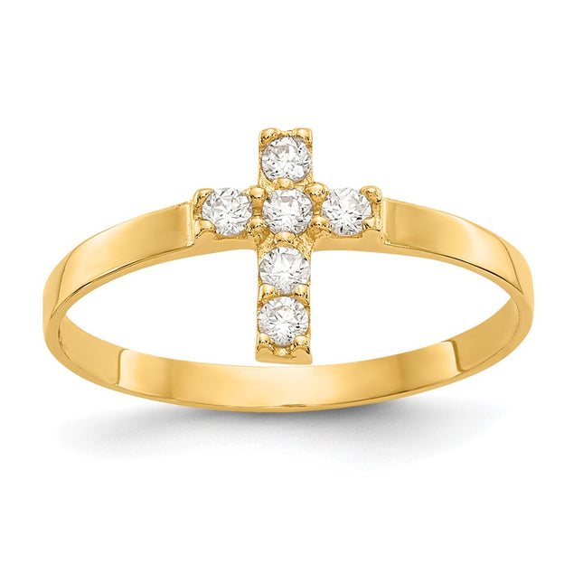 14k Yellow Gold Rings Style GK591 - Classique Jewelry Inc.