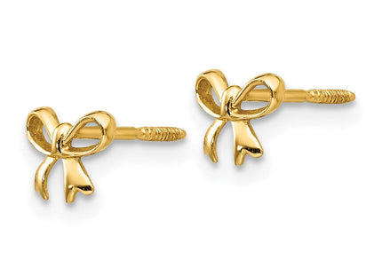 14k Madi K Bow Post Earrings (Style GK598)