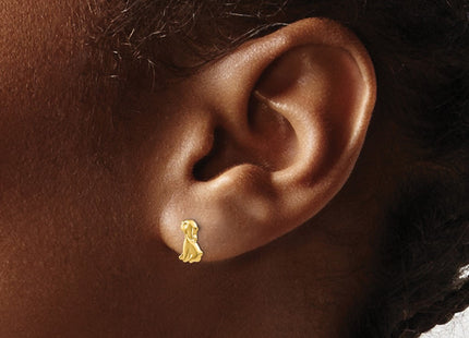 14k Yellow Gold Earrings Style GK599 - Classique Jewelry Inc.