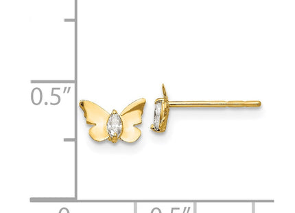 14k Yellow Gold Earrings Style GK616 - Classique Jewelry Inc.