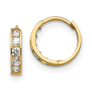 14k Yellow Gold Earrings Style GK649 - Classique Jewelry Inc.