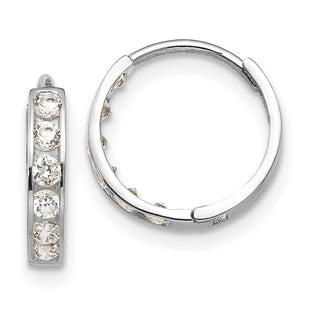 14k White Gold Earrings Style GK650W - Classique Jewelry Inc.