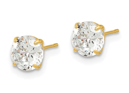 14k Yellow Gold Earrings Style GK664 - Classique Jewelry Inc.