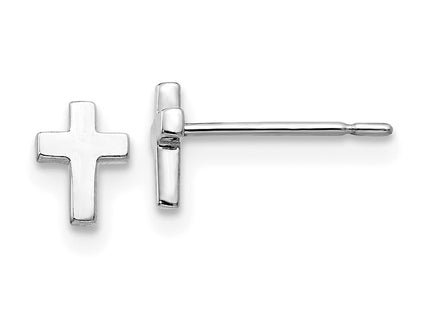 14k White Gold Earrings Style GK689W - Classique Jewelry Inc.