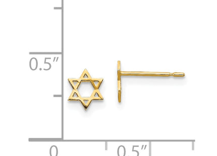 14k Yellow Gold Earrings Style GK703 - Classique Jewelry Inc.