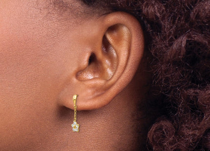 14k Yellow Gold Earrings Style GK770 - Classique Jewelry Inc.