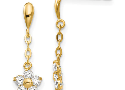 14k Yellow Gold Earrings Style GK770 - Classique Jewelry Inc.