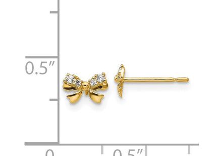 14k Yellow Gold Earrings Style GK783 - Classique Jewelry Inc.