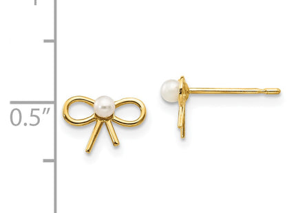 14k Yellow Gold Earrings Style GK786 - Classique Jewelry Inc.