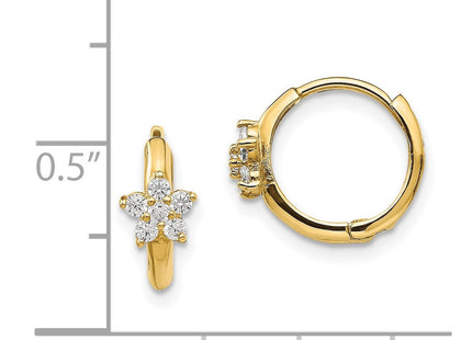 14k Yellow Gold Earrings Style GK788 - Classique Jewelry Inc.