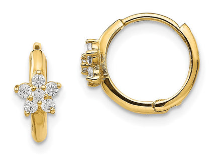 14k Yellow Gold Earrings Style GK788 - Classique Jewelry Inc.