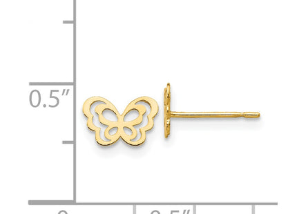 14k Yellow Gold Earrings Style GK815 - Classique Jewelry Inc.