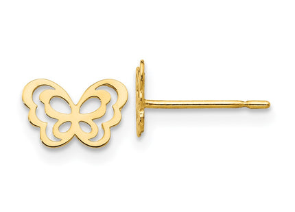 14k Yellow Gold Earrings Style GK815 - Classique Jewelry Inc.