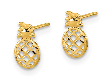 14k Yellow Gold Earrings Style GK830 - Classique Jewelry Inc.