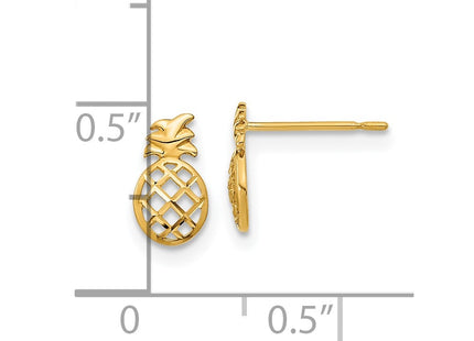 14k Yellow Gold Earrings Style GK830 - Classique Jewelry Inc.