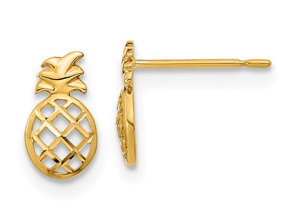 14k Yellow Gold Earrings Style GK830 - Classique Jewelry Inc.