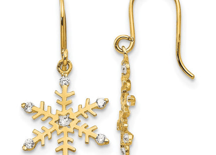 14k Yellow Gold Earrings Style GK848 - Classique Jewelry Inc.