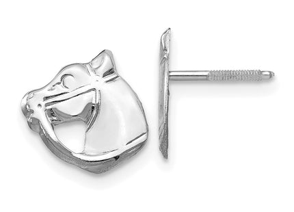 14k White Gold Earrings Style GK884 - Classique Jewelry Inc.