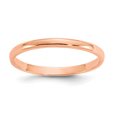 14K rose gold ring