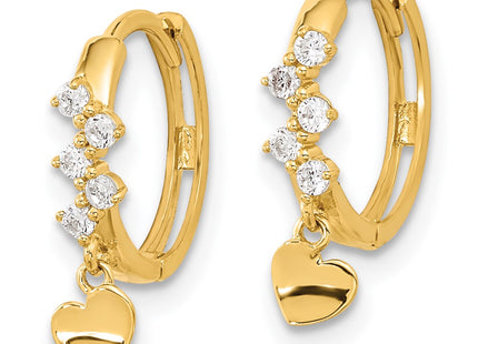 14k Yellow Gold Earrings Style GK903 - Classique Jewelry Inc.