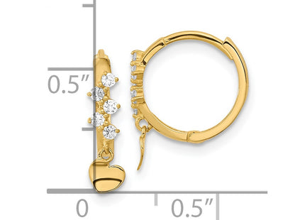 14k Yellow Gold Earrings Style GK903 - Classique Jewelry Inc.