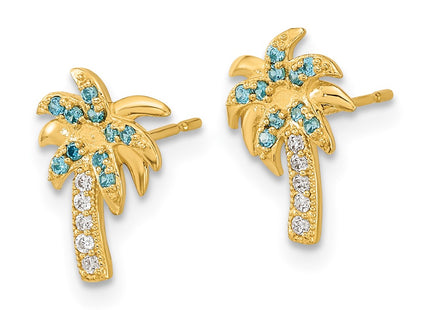 14k Yellow Gold Earrings Style GK911 - Classique Jewelry Inc.