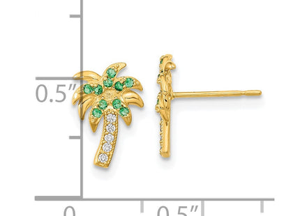 14k Yellow Gold Earrings Style GK913 - Classique Jewelry Inc.