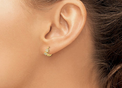 14k Yellow Gold Earrings Style GK923 - Classique Jewelry Inc.