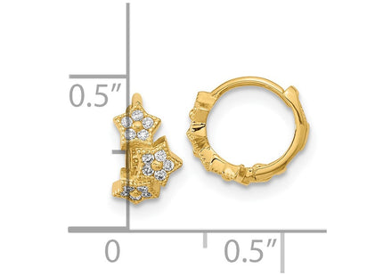 14k Yellow Gold Earrings Style GK923 - Classique Jewelry Inc.