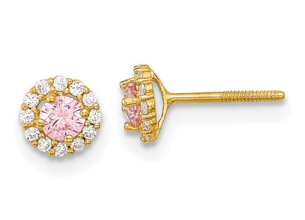 14k Yellow Gold Earrings Style GK928 - Classique Jewelry Inc.