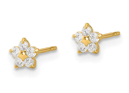 14k Yellow Gold Earrings Style GK930 - Classique Jewelry Inc.