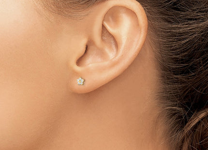 14k Yellow Gold Earrings Style GK930 - Classique Jewelry Inc.