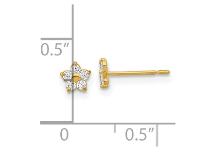 14k Yellow Gold Earrings Style GK930 - Classique Jewelry Inc.