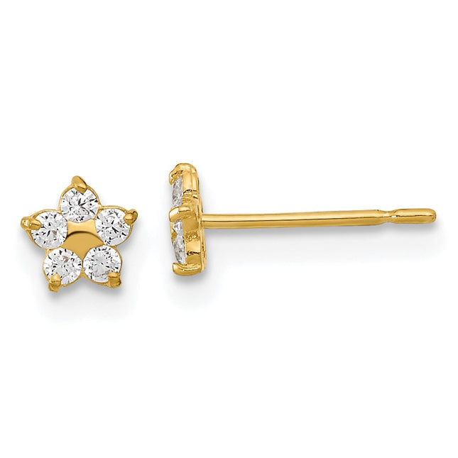 14k Yellow Gold Earrings Style GK930 - Classique Jewelry Inc.