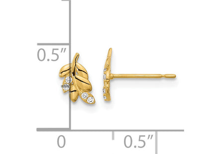 14k Yellow Gold Earrings Style GK939 - Classique Jewelry Inc.