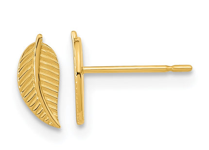 14k Yellow Gold Earrings Style GK940 - Classique Jewelry Inc.