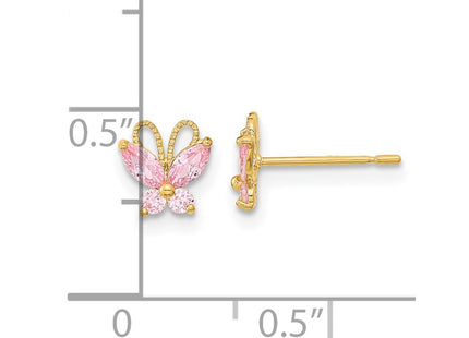 14k Yellow Gold Earrings Style GK943 - Classique Jewelry Inc.