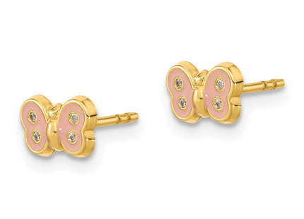 14k Yellow Gold Earrings Style GK945 - Classique Jewelry Inc.