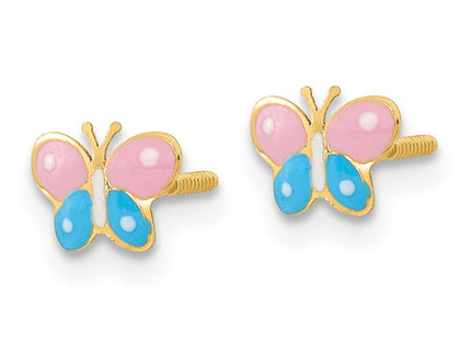 14k Yellow Gold Earrings Style GK946 - Classique Jewelry Inc.