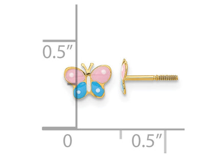 14k Yellow Gold Earrings Style GK946 - Classique Jewelry Inc.