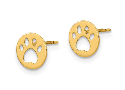 14k Yellow Gold Earrings Style GK956 - Classique Jewelry Inc.