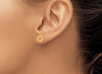 14k Yellow Gold Earrings Style GK956 - Classique Jewelry Inc.