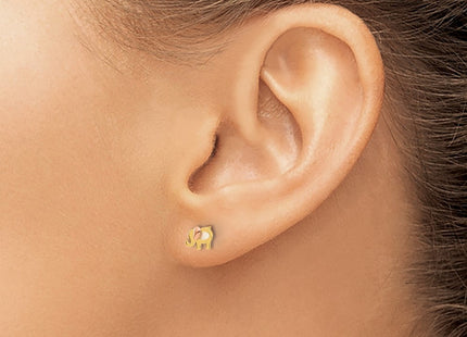 14k Two-tone Earrings Style GK957 - Classique Jewelry Inc.