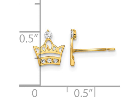 14k Yellow Gold Earrings Style GK961 - Classique Jewelry Inc.