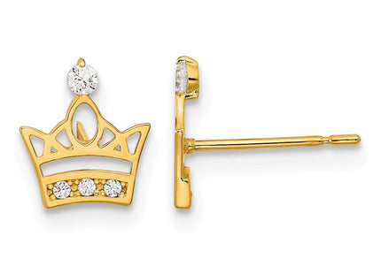 14k Yellow Gold Earrings Style GK961 - Classique Jewelry Inc.