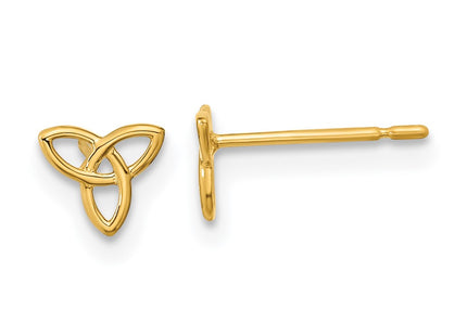 14k Yellow Gold Earrings Style GK965 - Classique Jewelry Inc.